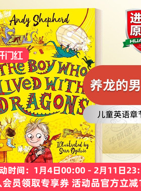 养龙的男孩2 英文原版 The Boy Who Lived with Dragons 英文版儿童英语章节书 进口原版学生课外阅读书籍