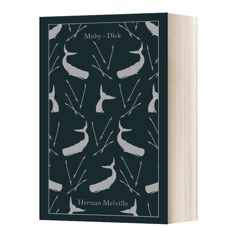 英文原版 Moby-Dick or The Whale 白鲸 企鹅经典布面精装 Herman Melville 英文版 进口英语原版书籍图片