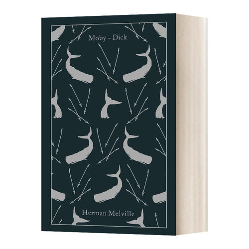英文原版 Moby-Dick or The Whale 白鲸 企鹅经典布面精装 Herman Melville 英文版 进口英语原版书籍