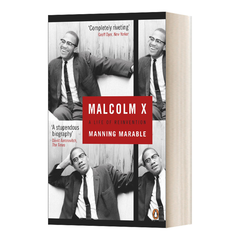 马尔科姆 英文原版 Malcolm X 重塑人生 人物传记 英文版 进口英语原版书籍