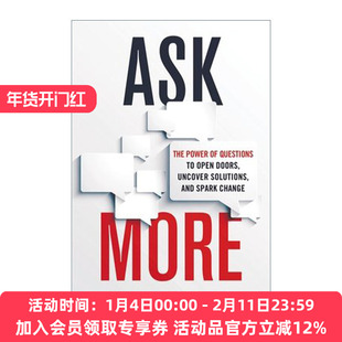 提问的力量 英文原版 Ask More 平装 英文版 进口英语原版书籍