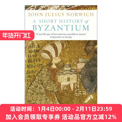 英文原版 A Short History of Byzantium 拜占庭史 约翰·朱利叶斯·诺威奇 英文版 进口英语原版书籍