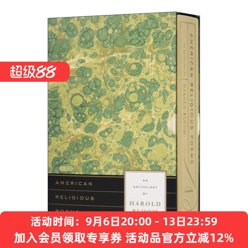 英文原版 American Religious Poems an Anthology by Harold Bloom  美国宗教诗歌:哈罗德·布鲁姆姆选集 精装 进口英语原版书籍