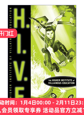 英文原版 H.I.V.E. 高等邪恶学院1 动作冒险小说 英文版 进口英语原版书籍