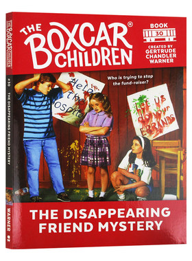 华研原版 棚车少年30 英文原版 The Disappearing Friend Mystery美国经典儿童读物 英文版英语章节桥梁书籍 原版励志故事小说全套