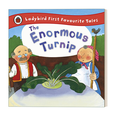 拔萝卜 英文原版 The Enormous Turnip Ladybird First Favourite Tales 小瓢虫童话故事系列 精装 英文版 进口英语原版书籍