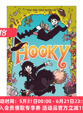 英文原版 Hooky 双胞胎兄妹的奇幻冒险1 全彩漫画 英文版 进口英语原版书籍