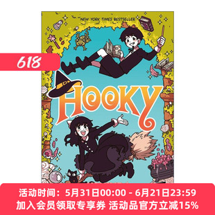 英文原版 Hooky 双胞胎兄妹的奇幻冒险1 全彩漫画 英文版 进口英语原版书籍