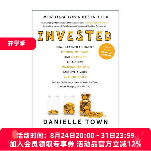 英文原版 Invested 投资 巴菲特和查理芒格是如何教会我控制自己的思想 情绪和金钱 英文版 进口英语原版书籍