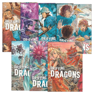 英文原版 Drifting Dragons 空挺Dragons 猎龙飞船9-15册 同名动漫漫画 桑原太矩 英文版 进口英语原版书籍