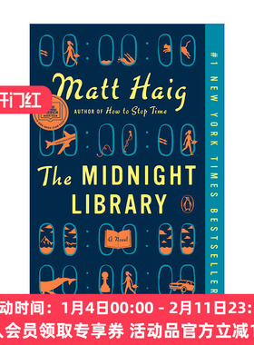 英文原版 The Midnight Library 午夜图书馆 Matt Haig 英文版 进口英语原版书籍