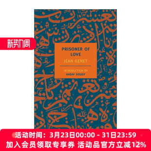Jean 书籍 进口英语原版 英文版 Genet让·热内 历史传记 爱之俘虏 Love Prisoner 英文原版