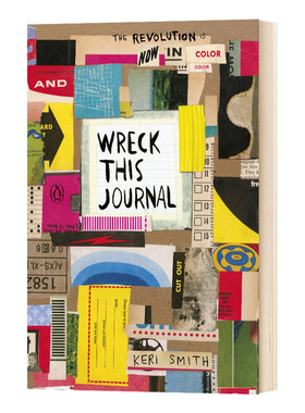 英文原版 Wreck This Journal Now in Colour 做了这本书 彩页版 凯莉 史密斯 减压神器无节操减压书 抒解压力 英文版 进口英语书