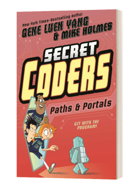 英文原版 Secret Coders Paths & Portals 秘密编程者：路径和门户 小学科学漫画绘本 英文版 进口英语原版书籍