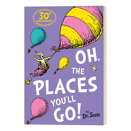 英文原版绘本 Dr.Seuss — Oh  The Places You'Ll Go 苏斯博士绘本 噢 你将去的地方 英文版 进口英语原版书籍