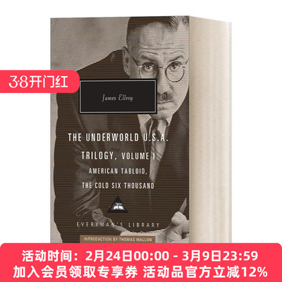 英文原版 The Underworld U.S.A. Trilogy  Volume I 美国地下世界三部曲系列1 美国小报 冷战六千元 人人图书馆精装收藏版 英文版