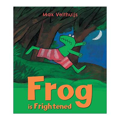 英文原版 Frog is Frightened 弗洛格吓坏了 战胜恐惧 青蛙弗洛格的成长故事 英文版 进口英语原版书籍