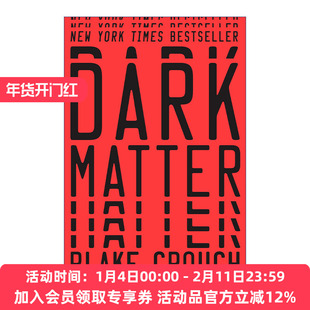 英文原版 Dark Matter A Novel 人生复本 Blake Crouch布莱克·克劳奇 精装 英文版 进口英语原版书籍