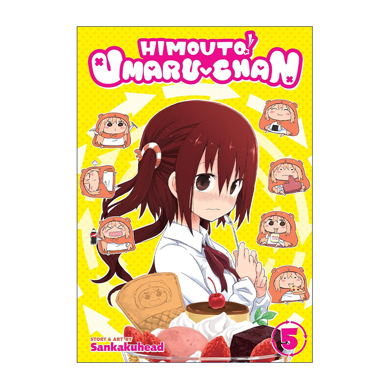 英文原版 Himouto Umaru-Chan Vol.5 干物妹小埋 卷五 我家有个鱼干妹 同名动漫漫画 三角头 英文版 进口英语原版书籍