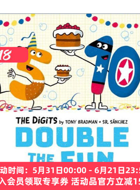 英文原版 The Digits Double The Fun 牛津精品绘本 数字主题 乐趣加倍 英文版 进口英语原版书籍