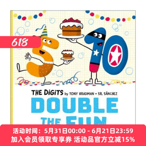 英文原版 The Digits Double The Fun 牛津精品绘本 数字主题 乐趣加倍 英文版 进口英语原版书籍