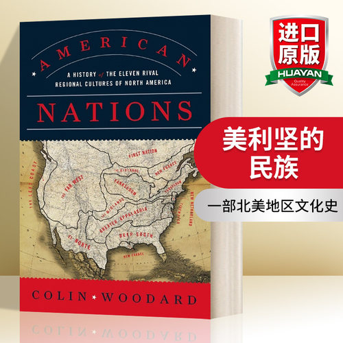 英文原版 American Nations 美利坚的民族 一部北美地区文化史 英文版 进口英语原版书籍