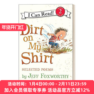 英文原版 Dirt on My Shirt Selected Poems 我的衬衫脏了诗歌集 I Can Read 2 分级阅读 英文版 进口英语原版书籍