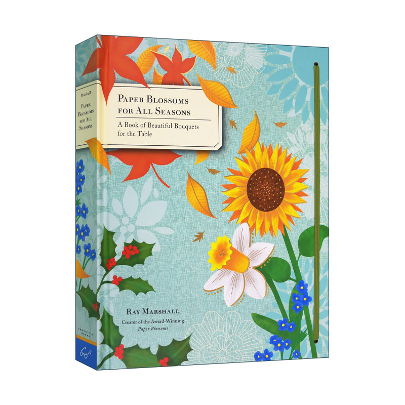 四季纸花立体书 英文原版 Paper Blossoms for All Seasons 英文版 进口英语原版书籍
