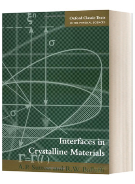 现货 英文原版 Interfaces in Crystalline Materials 晶体介面 英文版 进口英语原版书籍