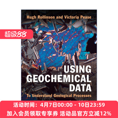 利用地球化学数据  英文原版 Using Geochemical Data 了解地质作用 Hugh Rollinson 英文版 进口英语原版书籍