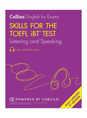 英文原版 Skills for the TOEFL iBT Test Listening and Speaking 新托福考试教材 听力和口语 改革版第三版 含在线音频 英文版
