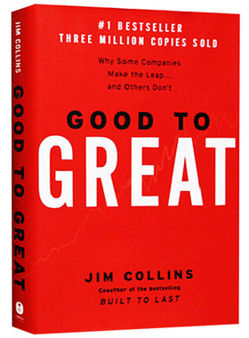 英文原版经济书 从优秀到卓越 Good to Great 英文版进口管理书 基业长青作者吉姆柯林斯 Jim Collins 精装 正版进口英语书籍