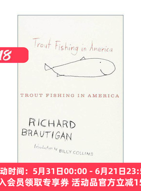 英文原版 Trout Fishing in America 在美国钓鳟鱼 理查德·布劳提根 英文版 进口英语原版书籍
