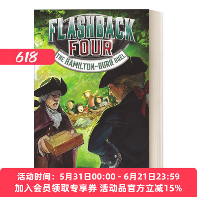 英文原版 Flashback Four 4 The Hamilton-Burr Duel 闪回四部曲4 伯尔 汉密尔顿决斗 英文版 进口英语原版书籍