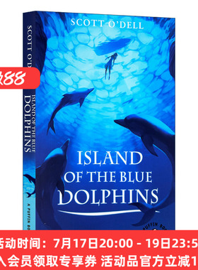 正版 蓝色海豚岛 英文原版 Island of the Blue Dolphins 儿童文学小说标杆读物 纽伯瑞金奖安徒生奖 英文版进口英语书籍