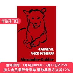 英文原版 Animal Sketching 动物素描 速写绘画技巧指南 Alexander Calder 英文版 进口英语原版书籍