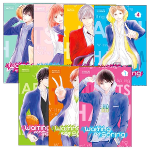 英文原版 Waiting For Spring 守望春天的我们系列1-7册 同名土屋太凤主演日剧校园漫画 ANASHIN 讲谈社 英文版 进口英语原版书籍