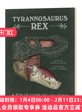 霸王龙 立体解剖学指南 英文原版 Tyrannosaurus rex A Pop Up Guide to Anatomy 英文版 进口原版英语科普读物书籍 精装