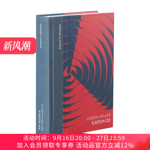 英文原版小说 Catch-22 第二十二条军规 约瑟夫·海勒 布脊经典系列 Vintage Quarterbound Classics 英文版 进口英语原版书籍