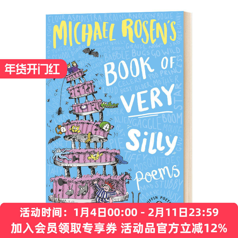 英文原版 Michael Rosen's Book of Very Silly Poems 迈克尔·罗森的愚蠢诗集 英文版 进口英语原版书籍,书籍/杂志/报纸,原版其它,淘宝优惠券,粉丝福利购,淘宝优惠卷