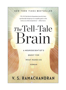 英文原版 The Tell-Tale Brain 会讲故事的大脑 神经科学 加州大学教授V. S. Ramachandran 英文版 进口英语原版书籍