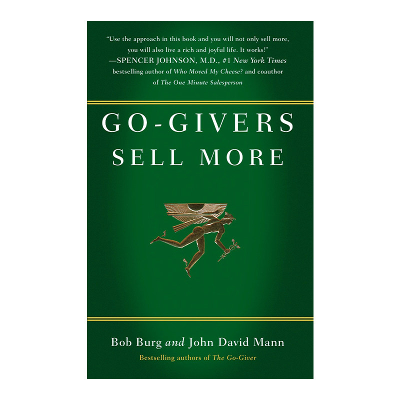 给予者卖得更多 英文原版 Go-Givers Sell More 销售技巧指南 精装 Bob Burg 英文版 进口英语原版书籍