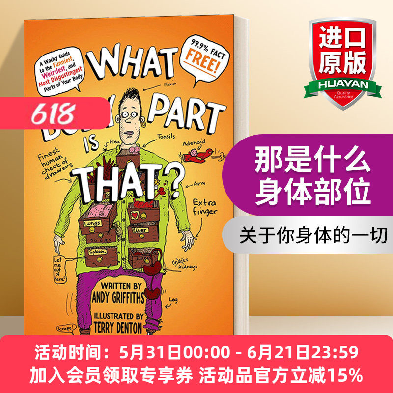 英文原版 What Body Part Is That 那是什么身体部位 英文版 进口英语原版书籍