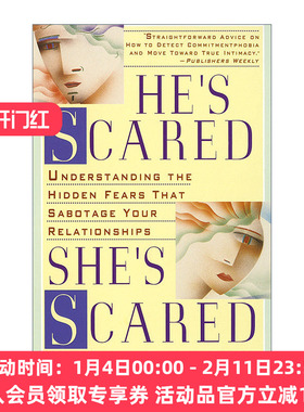 他害怕 英文原版 He's Scared She's 她害怕 了解破坏你们关系的隐藏恐惧 Steven Carter 英文版 进口英语原版书籍