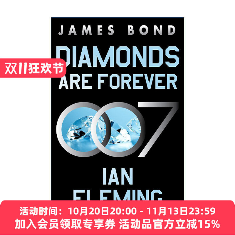 英文原版 Diamonds Are Forever 金刚钻 007小说 伊恩弗莱明 英文版 进口英语原版书籍