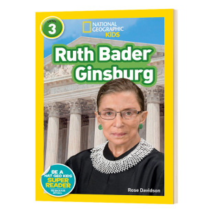 英文版 书籍 Kids Ruth Bader Geographic Readers 进口英语原版 英文原版 Ginsburg National