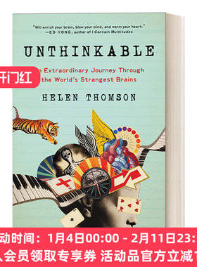 不可思议 英文原版 Unthinkable 世界上zui奇怪大脑的非凡旅程 脑科普读物 AP心理学读物 英文版 进口英语原版书籍