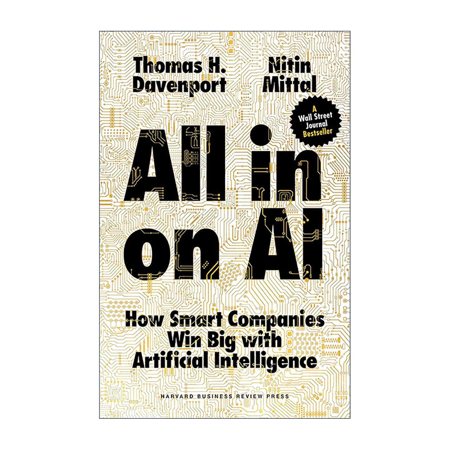 英文原版 All-in On AI AI行动方案 传统企业如何决胜人工智能转型 哈佛商业评论 精装 英文版 进口英语原版书籍
