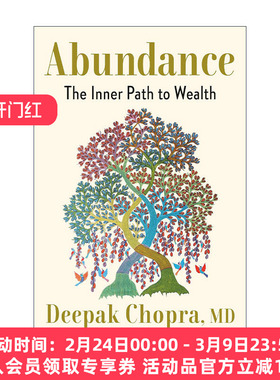 英文原版 Abundance 富足 通往财富的内在之路 自我提升 驱动力 Deepak Chopra 英文版 进口英语原版书籍