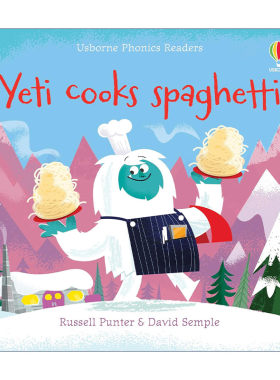 英文原版 Phonics Readers Yeti Cooks Spaghetti 雪人煮意粉 儿童自然拼读绘本 英文版 进口英语原版书籍